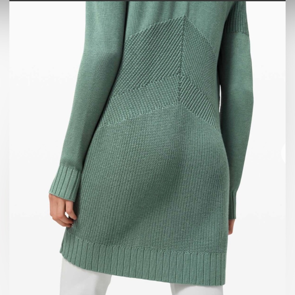 Lululemon Sincerely Yours Wrap Sweater Tidewater Teal - Picture 5 of 7